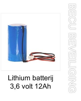 Lithium batterij 3,6 volt 13Ah