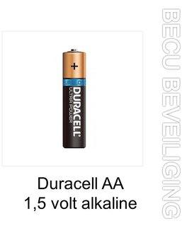 Duracell 1,5 volt AA alkaline