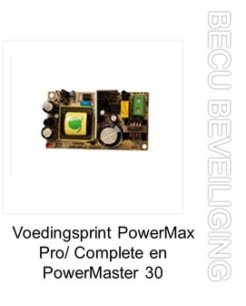 Voedingsprint PowerMax Pro/Complete en PowerMaster 30