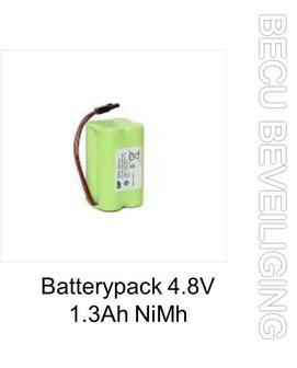 Batterypack 4,8 volt NiMh 1300mAh
