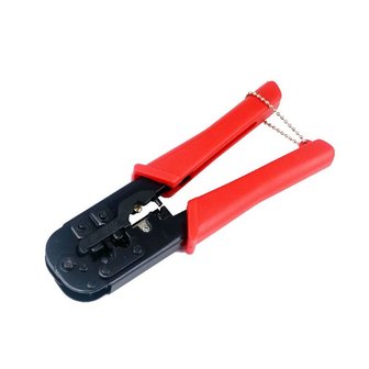 Universal modular crimping tool, RJ45 / RJ12 / RJ11